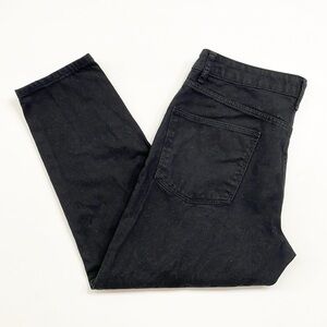 ASOS black tapered denim jeans